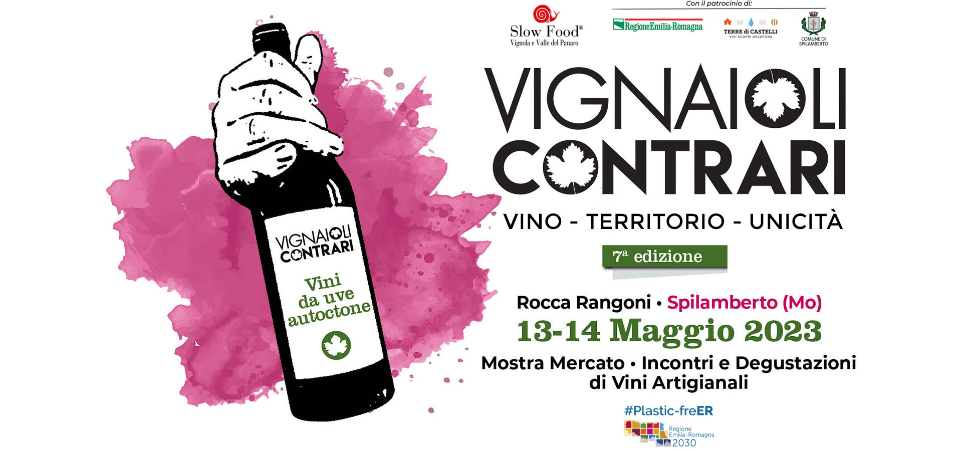 Vignaioli Contrari 7a edizione - 13 e 14 Maggio 2023 - Rocca Rangoni - Spilamberto